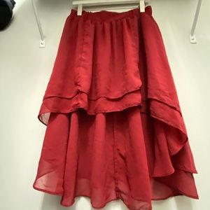 UO High low Flowy Skirt